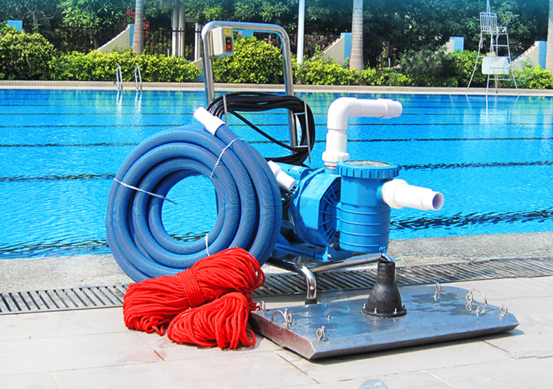 Aspirador de piscina elétrica, conjunto completo