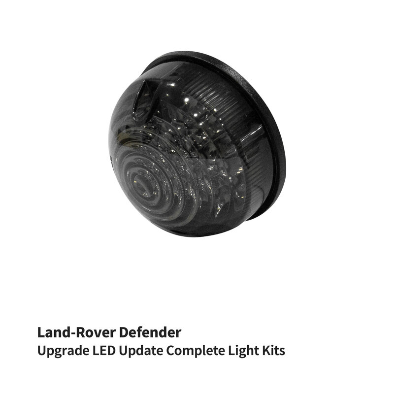 랜드로버 디펜더용 스모크 렌즈 완전 LED 램프 업그레이드 키트, 1990-2016 전면 표시등, 후면 안개등, 2 개, 8 개, 10 개
