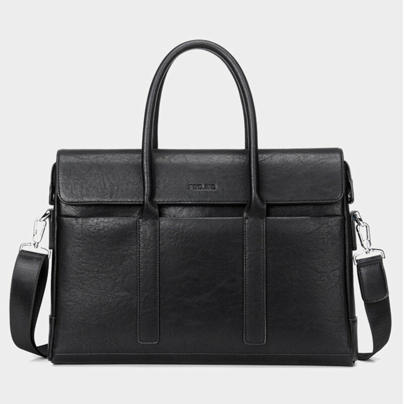 Роскошный мужской портфель из натуральной кожи, Офисная сумка, вместительный мессенджер на плечо, деловая сумка для ноутбука