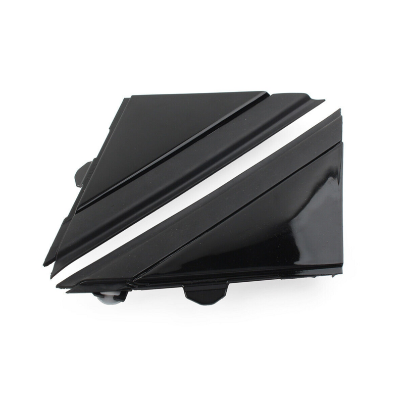 Espejo retrovisor negro brillante, espejo triangular, placa decorativa 1SH17KX7AA 1SH16KX7AA para Fiat 500 2012-2019, 1 par