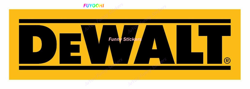 FUYOOHI – autocollants drôles pour casque de moto, accessoires extérieurs, personnalité, Logo Dewalt