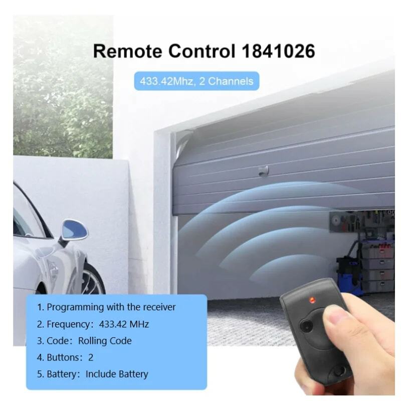 Kompatibel dengan NS 2 / NS 4 1841026 Gate Remote Control 433.42MHz TR2 5009205C TR4 Door Remote Control pintu garasi