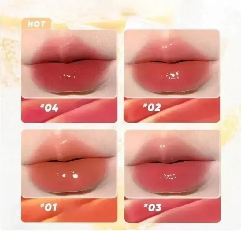 Judydoll Ice Iron Mirror Shine acquatica Lip Glaze rossetti tazze antiaderenti lozione per le labbra cosmetici per il trucco NEWCOLOR