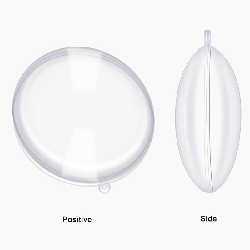 10 шт., пластиковые шары для украшения ёлки, 2023