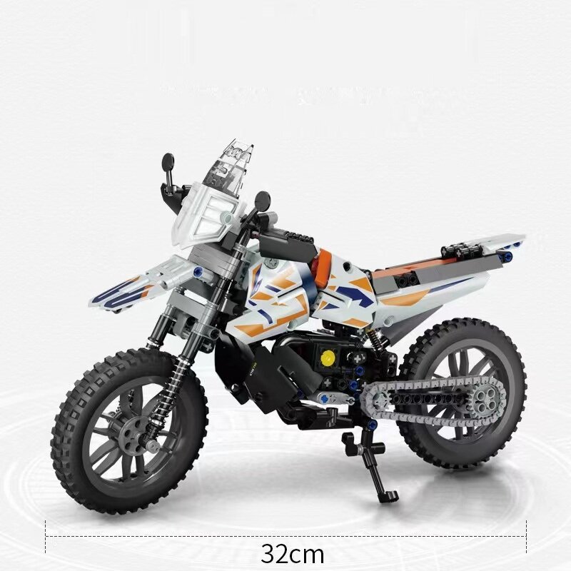 30015 High Tech City Sports Rapid Racing Motorcycle Motorbike Locomotive Modular Brick Model Building Blocks Boys Gifts Toys