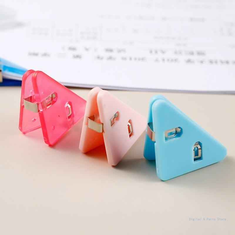 M17F Corner Paper Clamp Multi-functional Paper Clamp Clip Office Supplies