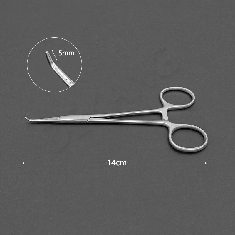 Pinze per legature di separazione pinze emostatiche ad angolo retto pinze vascolari pinze a gomito Fine che tengono pinze per tessuti chirurgici I