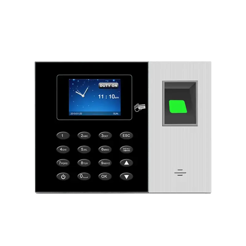 Eseye-sistema biométrico de asistencia de tiempo, máquina de asistencia con huella dactilar, pantalla de 2,4 pulgadas, grabadora de huellas dactilares