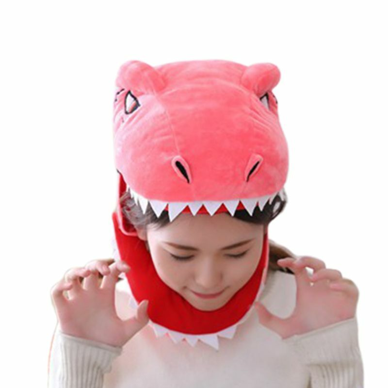 Japanische niedliche Cartoon-Dinosaurier-Kappenmaske für Erwachsene, Kinder, Halloween, Party, Cosplay, Zubehör