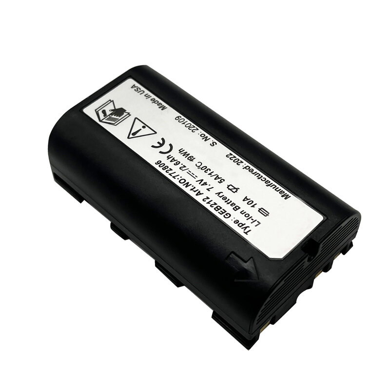 Batteria di ricambio GEB212 di alta qualità per Leica ATX1200 ATX1230 GPS1200 GPS900 GRX1200 7.4V 2600mAh