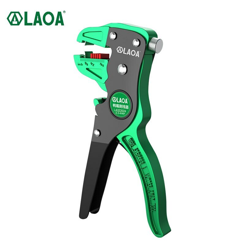 Laoa, pelacables automático, cortadora de alambre de 0,2 a 4mm, ajuste de longitud de rango para electricista