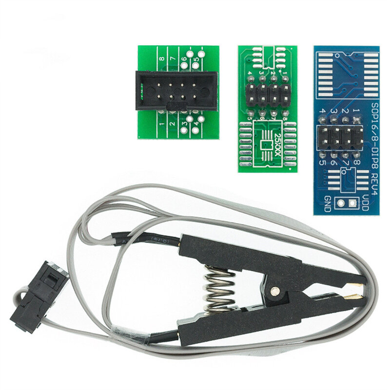 USB-программатор UPA EEPROM SOIC8 SOP8 DIP8, зажим-адаптер для 24CXX 25/95XX 93CXX 35080