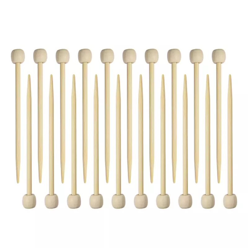 20 Stks/set Bamboe Breien Positionering Naald 7Cm Voor Trui Weven Markering Handwerken Ambachten Naalden Diy Gebreide Tool Pins