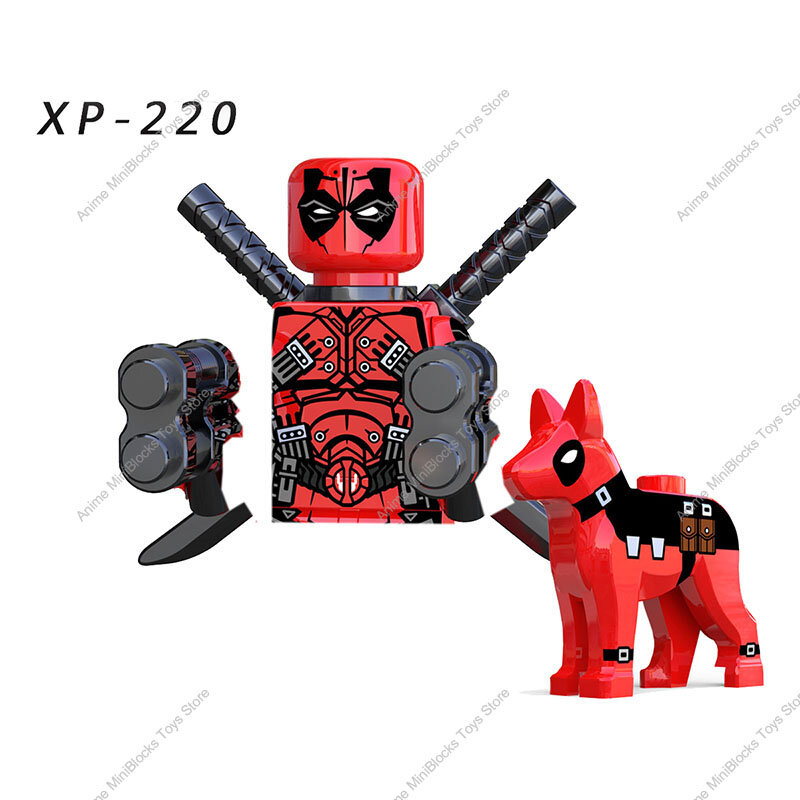 Disney superbohaterowie Deadpool klocki filmy Anime Cartoon mini-figurki figurka cegły dzieci prezent KT1030 WM6007 WM6050