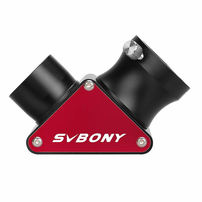 SVBONY SV188/SV188P Zenith Mirror 1.25" 90 Degree Diagonal Adapter 90% Reflectivity Planetary Observation Telescope Accessories