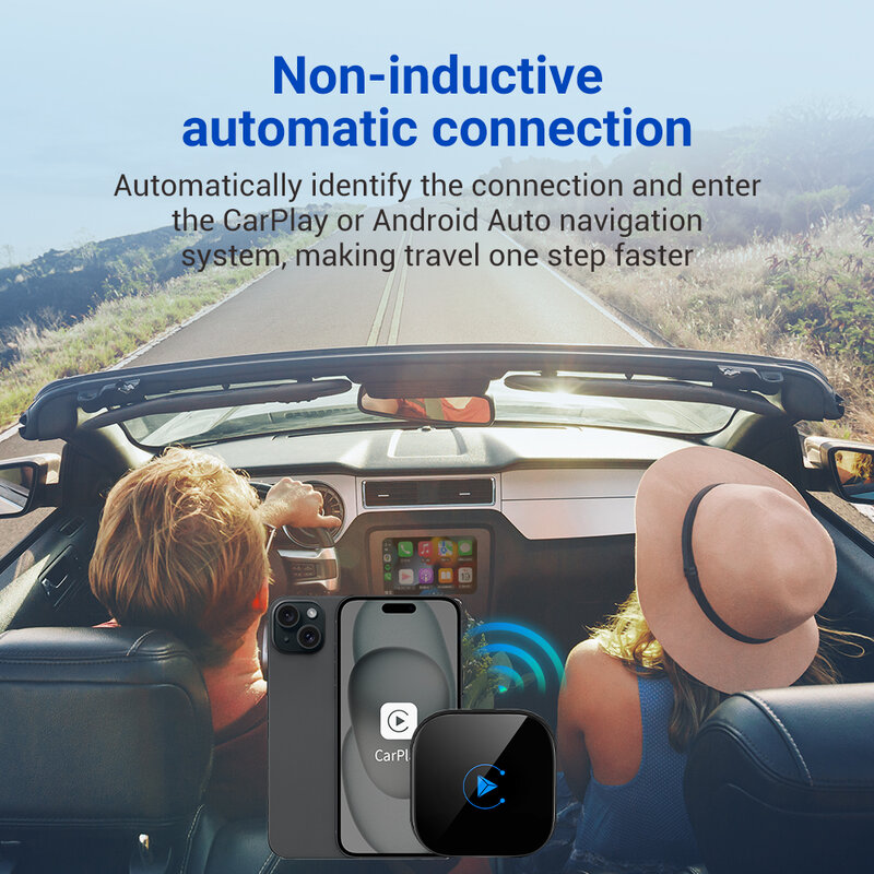 OTTOMOTION 5.0 bezprzewodowy Apple CarPlay Android automatyczny Adapter bezprzewodowy Box dla Benz VW Kia Haval Toyota Mazda Ford Audi akcesoria