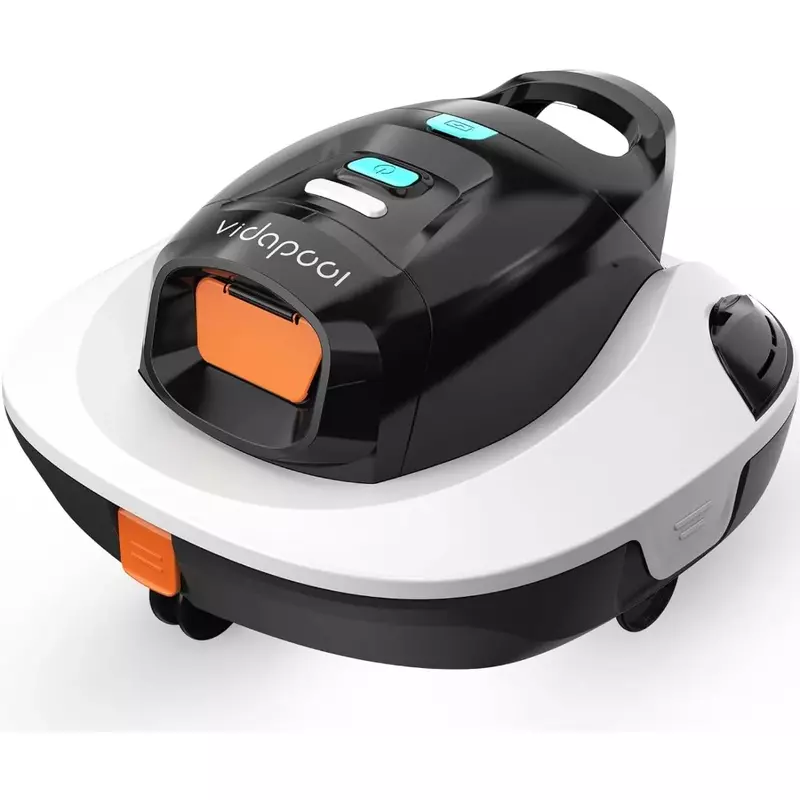 Cordless Robotic Pool Vacuum Cleaner, Portable Auto Swimming Pool Cleaning with LED Indicator, for Pools up to 861 Sq.Ft