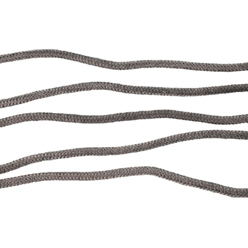 Cuerda de sellado de fibra de vidrio para chimenea, cordón de sellado autoadhesivo de 9mm, reemplazo para puertas de estufa de leña
