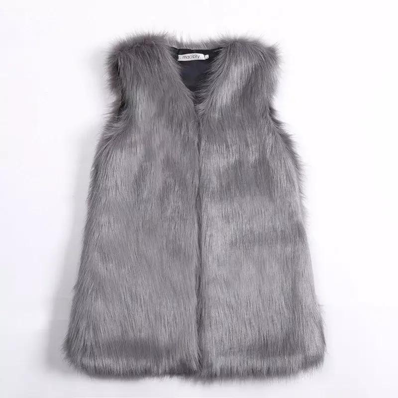 2020 New Top Sale Spring Mink Faux Fur Coat Vest Casual Warm Winter Jacket Slim Futerko Soft Fur Jacket Fur Vest Feminin Jackets