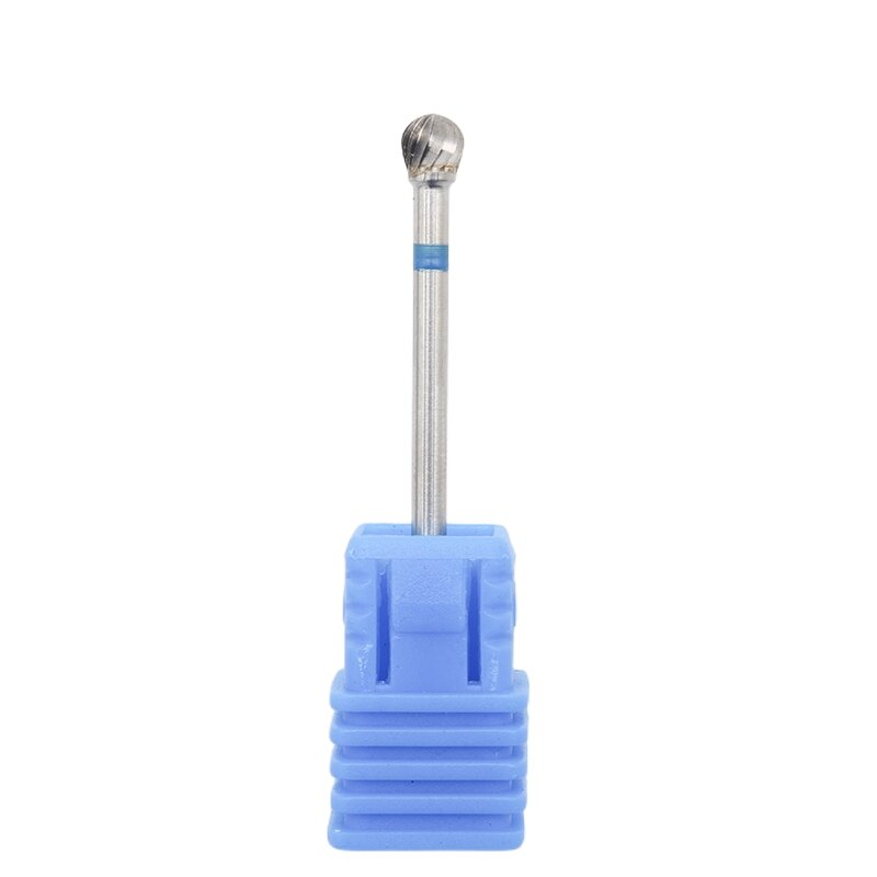 Nieuw! 4Mm Bal Carbide Nail Drill Bit 3/32 "Frezen Cutter Voor Manicure Rotary Burr Nail Bits Elektrische Boor Accessoires tool