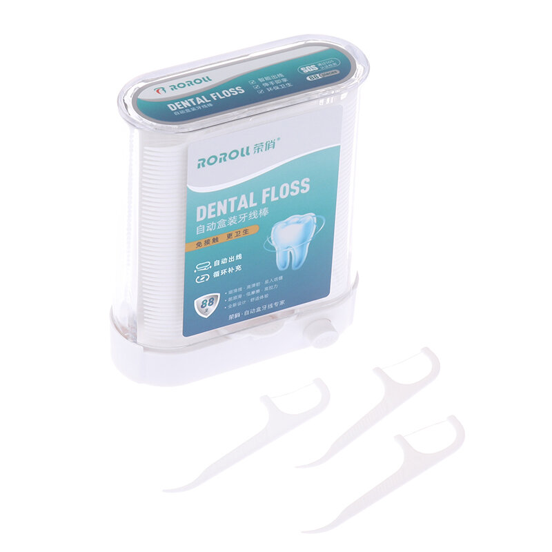 108/88PCS Floss Stick Flossing Wholesale Flossing Box Smooth Disposable Flossing Toothpick Flossing Box