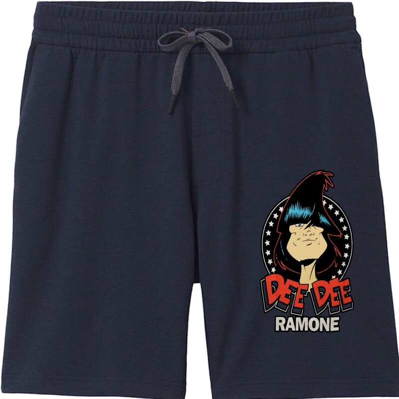 Dee Ramone-pantalones cortos para hombre, Shorts con estampado personalizado, color negro