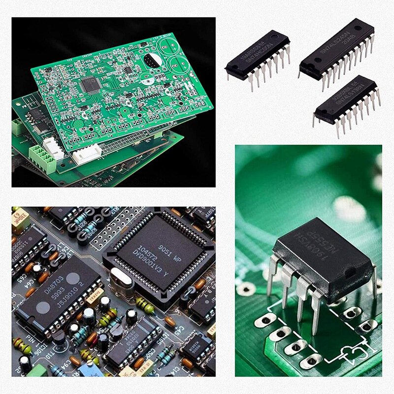 Kit de sortimento Logic Logic IC, Chip Digital Integrado, 40Pcs, 20Pcs, 74Hcxx Plus 20Pcs