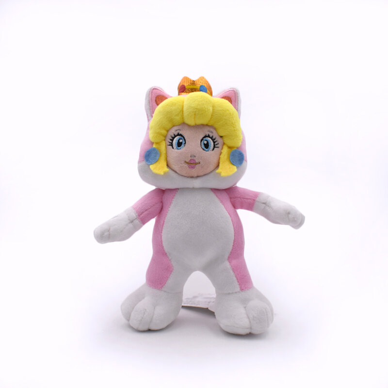 ACG Mario pluszowa księżniczka brzoskwiniowa Toadette Luigi Bowser Jr Ludwig Cappy urocza lalki świąteczne urodzinowa zabawka
