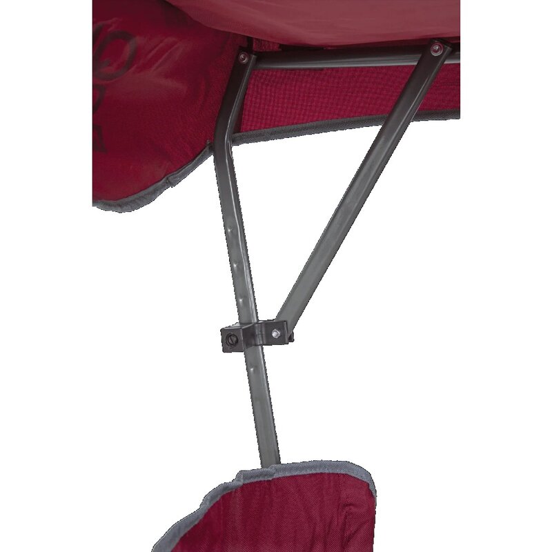 Quik Shade Max Shade Folding Chair Adult- Red/Gray