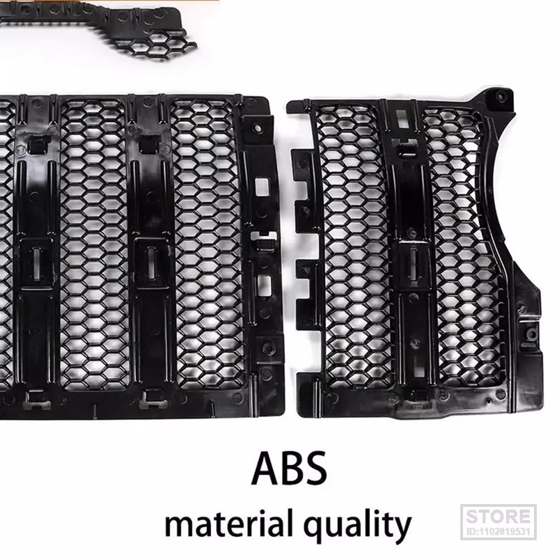 For Jeep Wrangler JL JT Gladiator 2018-2024 Front Grill Grille Mesh Inserts Cover Insect Net Guard Spare Parts 