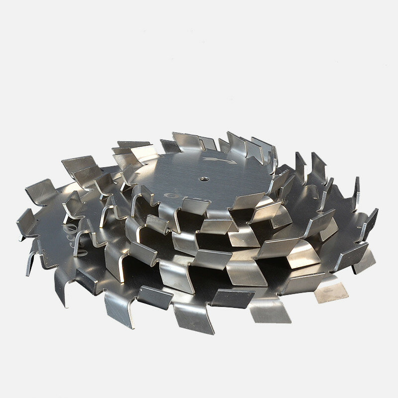 Disco de dispersión de agitación tipo diente de sierra de acero inoxidable 304, agitador de disco de placa redonda de dispersión de laboratorio, 1 unidad