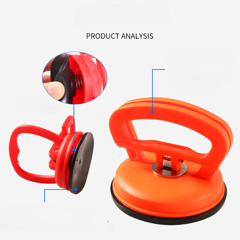 2PC Car Dent Repair Universal Puller Suction Cup Bodywork Panel Sucker Remover Tool Heavy-duty Rubber For Glass Metal