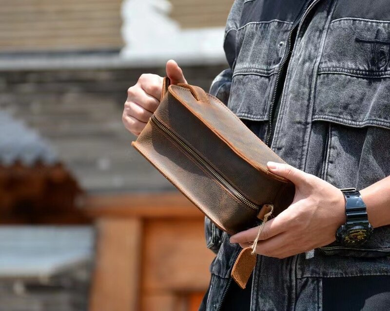 Мотоциклетная стильная сумка ручной работы из натуральной кожи для мужчин, сумка ручной работы для мужчин, универсальная деловая сумка