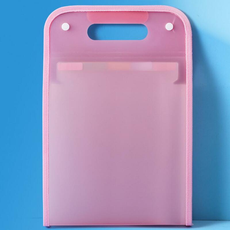 13 Layers  Useful Office A4 File Organizer Bag Document Pocket Easy to Carry File Holder Button Fastening   School Supplies