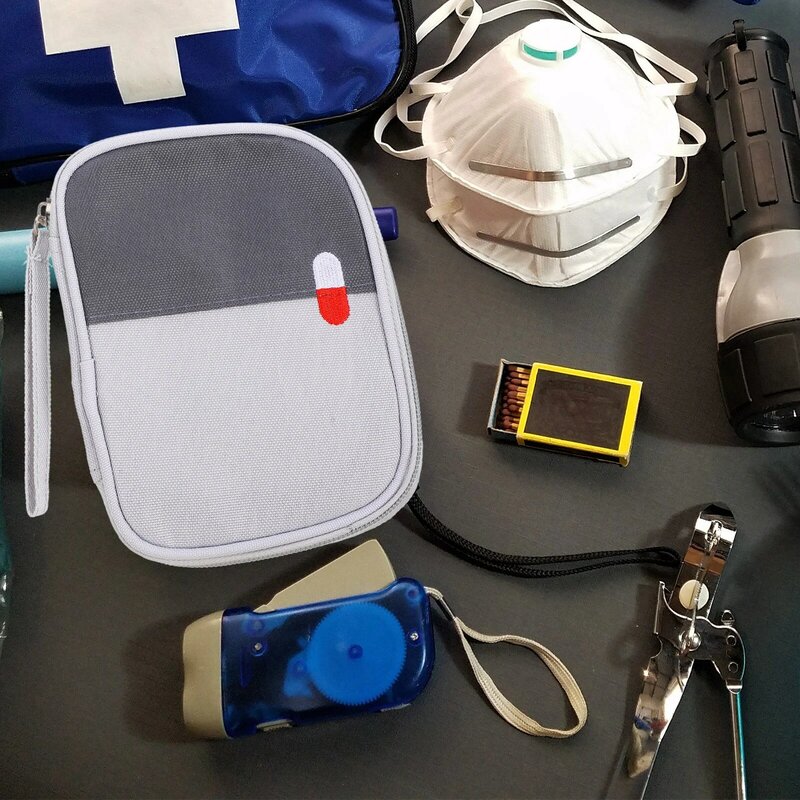 Travel Medicine Bag Household First Aid Bag Outdoor Medicine Bag Hiking Empty First Aid Bag