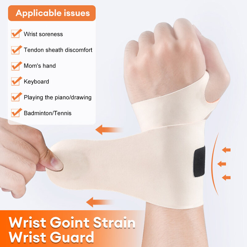1 chiếc Nẹp Bảo vệ cổ tay nén mỏng có thể điều chỉnh Nẹp Cổ Tay bong gân bọc gân giảm đau cho Nam Nữ hỗ trợ tập thể dục cổ tay an toàn