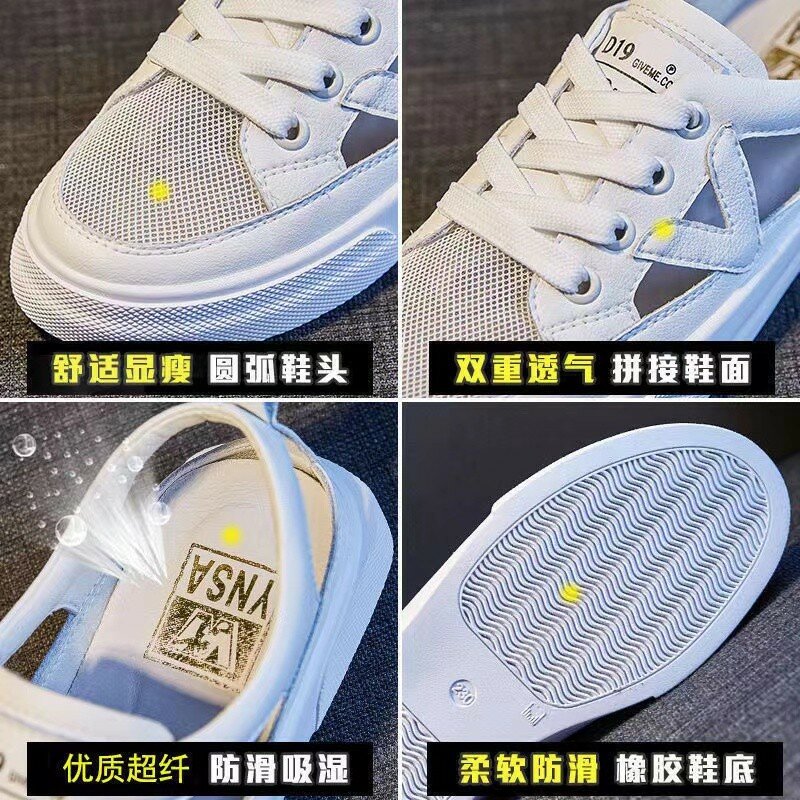 Sandalias de boca de pez coreanas Para Mujer, Zapatos transparentes decorativos de Metal, Zapatos grandes Para Mujer