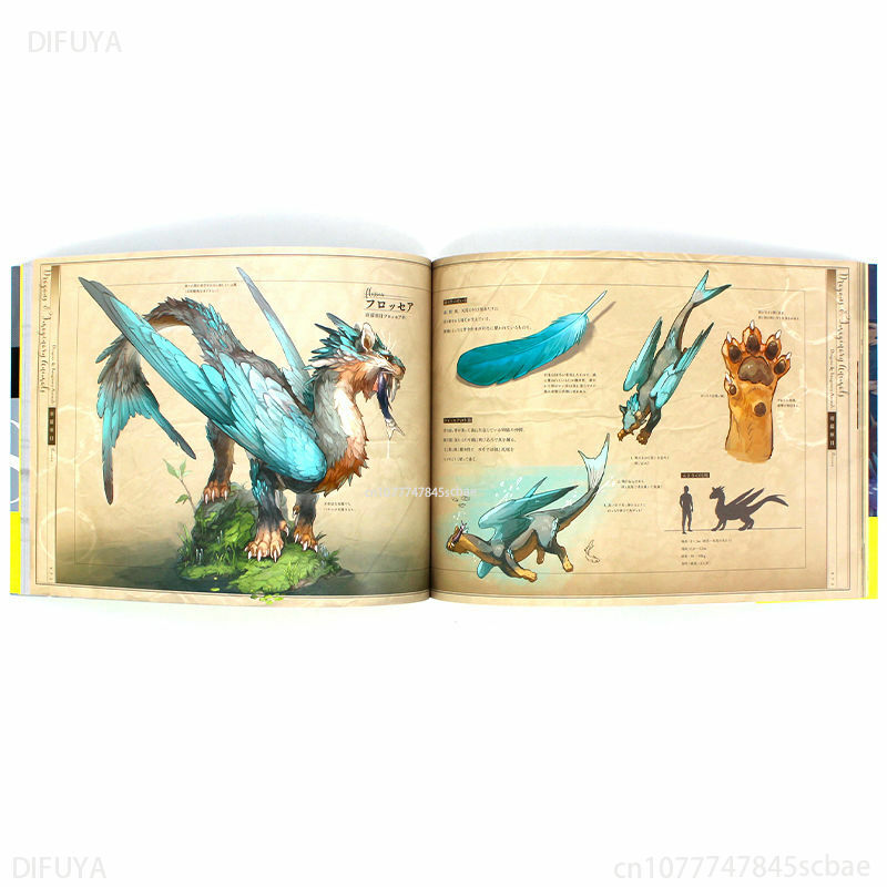 Colección de criaturas Yamamura, The CREATURES of fantasy, de Rie Yamamura, colección de dibujos de diseñador de criaturas