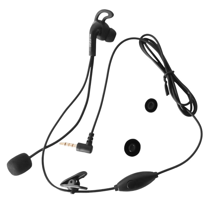 EJEAS-auriculares intrauditivos para árbitro, audífonos de 2 piezas, 3,5mm, PTT, con pulsador para hablar, intercomunicador de fútbol, para V4CPLUS/V6CPRO/FBIM/V4C