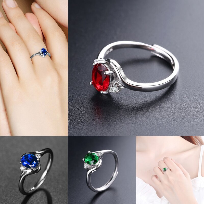 Модное кольцо на палец, серебро 925 пробы, ювелирные изделия с цирконом, Женское кольцо, Свадебная вечеринка, Свадебные Подарочные Кольца