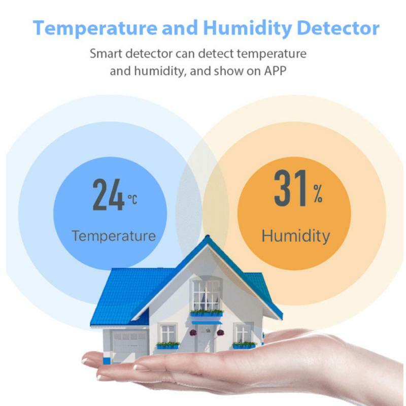 EWelink-مستشعر درجة الحرارة والرطوبة زيجبي ، مقياس الرطوبة في الأماكن المغلقة ، كاشف الحرارة ، APP التحكم عن بعد ، المنزل الذكي