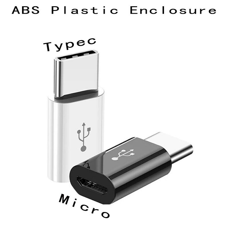Adaptador Micro USB hembra a macho tipo C, convertidor de teléfono móvil Android, Conector de Cable de datos micro-b a piezas, 1 piezas/5 USB-C