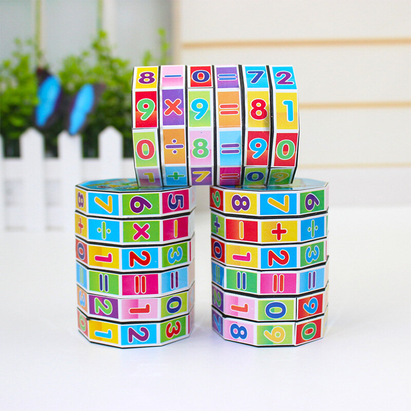 B"children's Educational Toys Mathematics Numbers Magic Cube Puzzle Game Gift For Kids