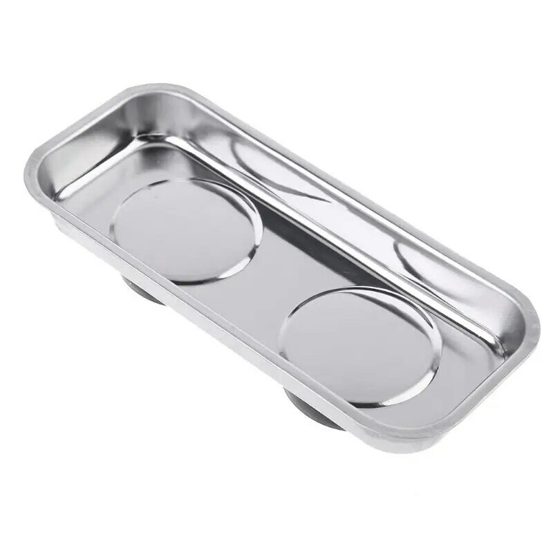 Tray Stainless Steel Magnet Tool Tray Parts Holder for Screws Sockets Bolts Pins Mechanic's & Automotive