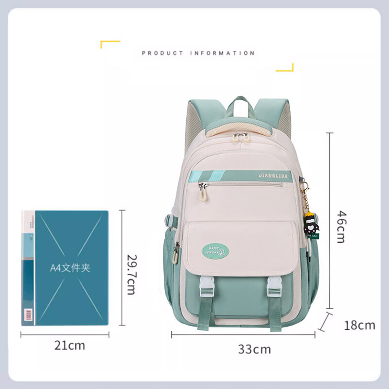 Детский Школьный рюкзак для мальчиков и девочек, школьный портфель для начальной и старшей школы для подростков