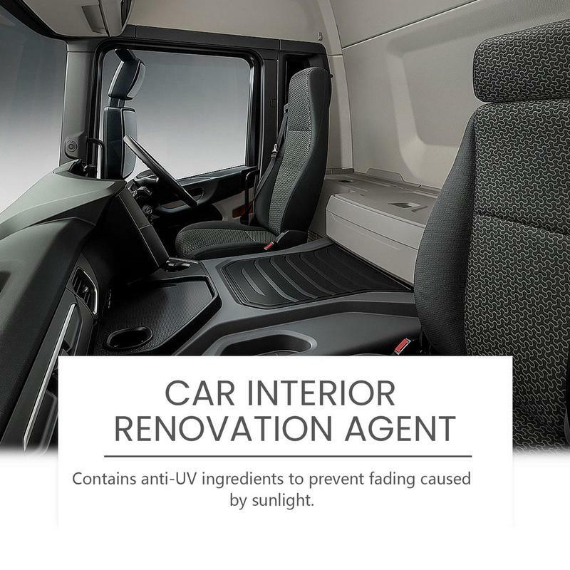 Nettoyant intérieur de voiture, 100ml, agent de revêtement de rénovation, fournitures d'entretien pour pièces intérieures en cuir