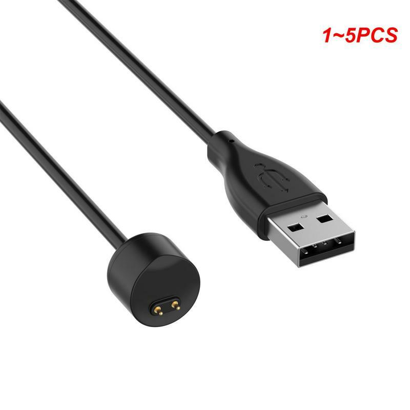 1~5PCS Charger Cable For Mi Band 7 6 5 Magnetic Charging Adapter Wire Cord Smart Watch Wristband Bracelet Miband 2 3