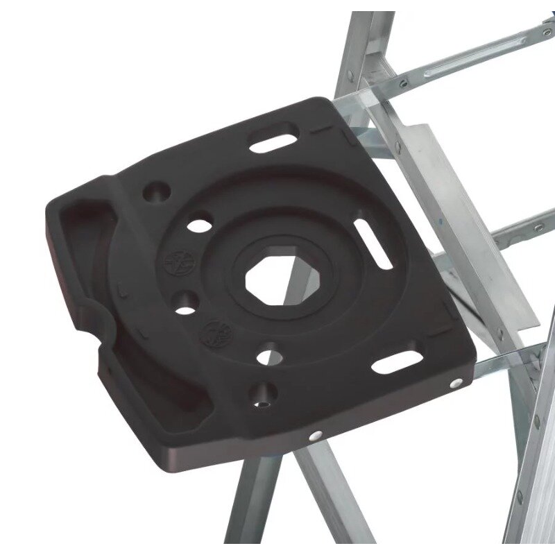 4' Aluminum Step Ladder, 250-lb Capacity, W-2112-04S foldable ladder