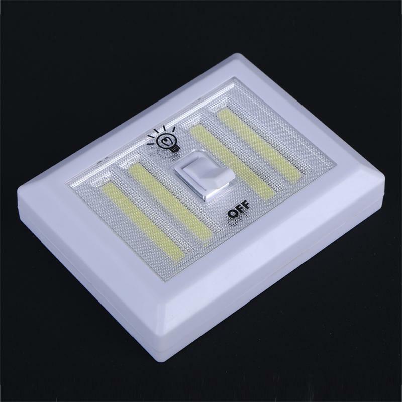 Wall Switch Night Light Corridor LED Lamp Outdoor Camping Hiking Lights Battery Operated LED Emergency Lamp
