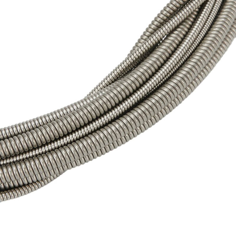 Cable de acero de reemplazo de núcleo de acero al carbono, accesorios de cuerdas de bajo, calidad práctica, duradero, nuevo, 1 Juego